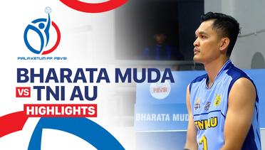 Bharata Muda vs TNI AU - Highlight | Piala Ketua Umum PBVSI 2025