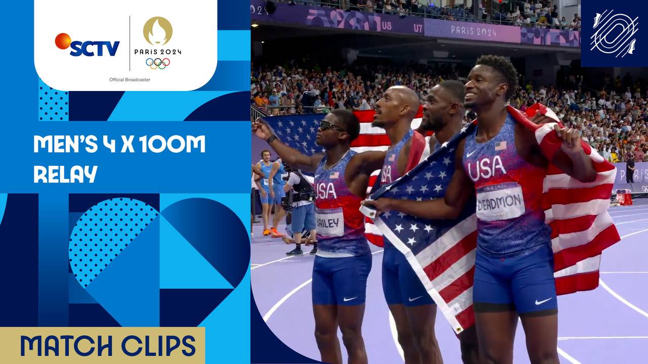 Men's 4x100 Relay - Match Clips | Olympic Games Paris 2024