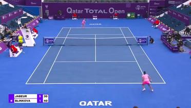 Match Highlights | Ons Jabeur 2 vs 0 Anna Blinkova | WTA Qatar Total Open 2021