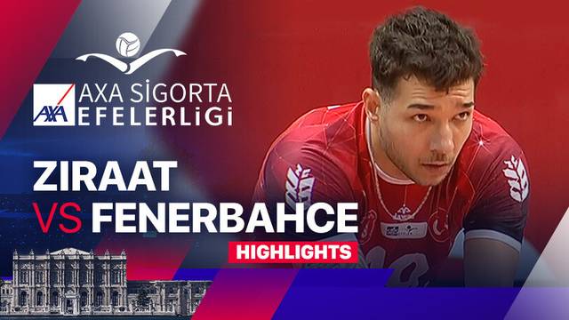 Ziraat Bankkart vs Fenerbahce Medicana - Highlights | Men's Turkish Volleyball League