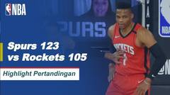 Match Highlight |  San Antonio Spurs 123 vs 105 Houston Rockets| NBA Regular Season 2019/20