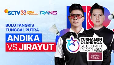 Andika Mahesa vs Jirayut | Bulu Tangkis Tunggal Putra