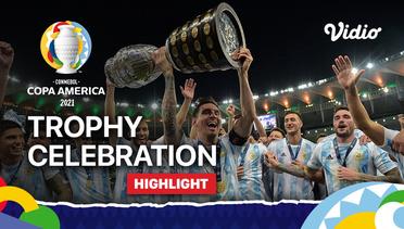 Argentina Trophy Celebration | Final Copa America 2021