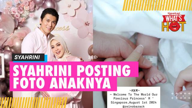 Syahrini Perdana Posting Foto Anaknya Pasca Melahirkan, Tak Kelihatan Wajah Namun Menggemaskan