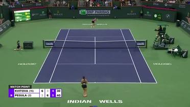 Petra Kvitova vs Jessica Pegula - Highlights | WTA BNP Paribas Open 2023