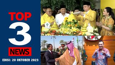 Prabowo Syukuran Golkar, Jokowi di Arab Saudi, Polda Metro Panggil Kembali Ketua KPK [TOP 3 NEWS]