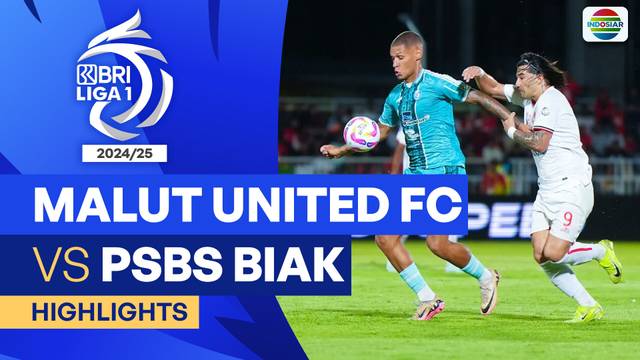 Malut United FC VS PSBS Biak - Highlights | BRI Liga 1 2024/25