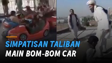 Viral Simpatisan Taliban Main Bom-Bom Car Hingga Trampolin Usai Kuasai Afghanistan