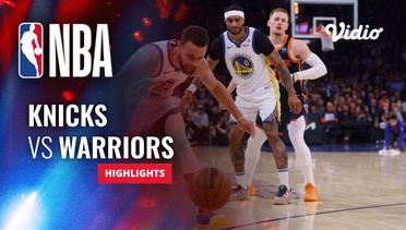 New York Knicks vs Golden State Warriors - Highlights | NBA Regular Season 2023/24