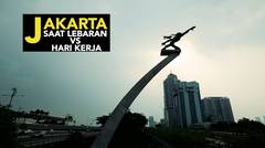 Perbandingan Lalu Lintas Jakarta Saat Libur Lebaran dan Hari Kerja