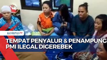 Penggerebek Tempat Penyalur dan Penampungan Pekerja Migran Indonesia Ilegal oleh Satgas TPPO