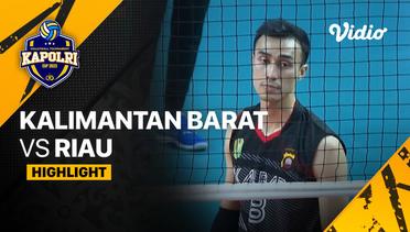 Highlights | Delapan Besar Putra: Kalimantan Barat vs Riau | Piala Kapolri 2023
