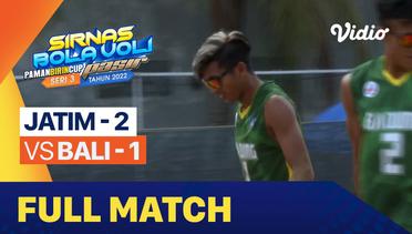 Full Match | Putra: Jatim-2 vs Bali-1 | Sirkuit Voli Pantai Nasional Seri III 2022