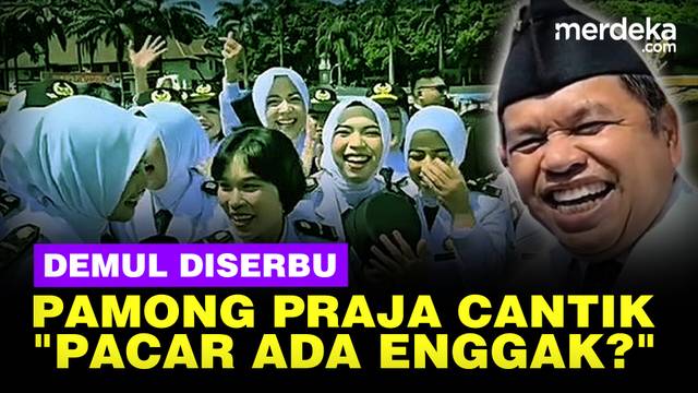Dedi Mulyadi Diserbu Pamong Praja Cantik: Pacar Ada Enggak?