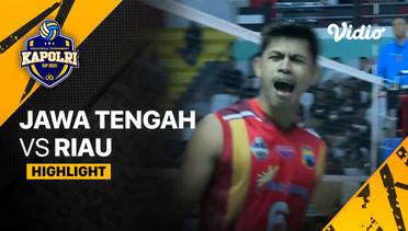 Highlights | Delapan Besar Putra: Jawa Tengah vs Riau | Piala Kapolri 2023