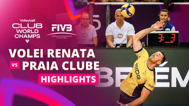 Volei Renata vs Praia Clube - Highlight | FIVB Men's Volleyball Club World Championship 2025