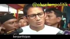 Video Sandiaga Uno yang Gagap Saat Ditanya Soal Kemacetan Jadi Viral! Warganet- Jadi Ingat Vicky