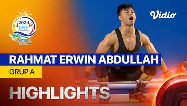 Putra 73 kg - Grup A (Rahmat Erwin Abdullah) - Highlights | IWF World Cup 2024