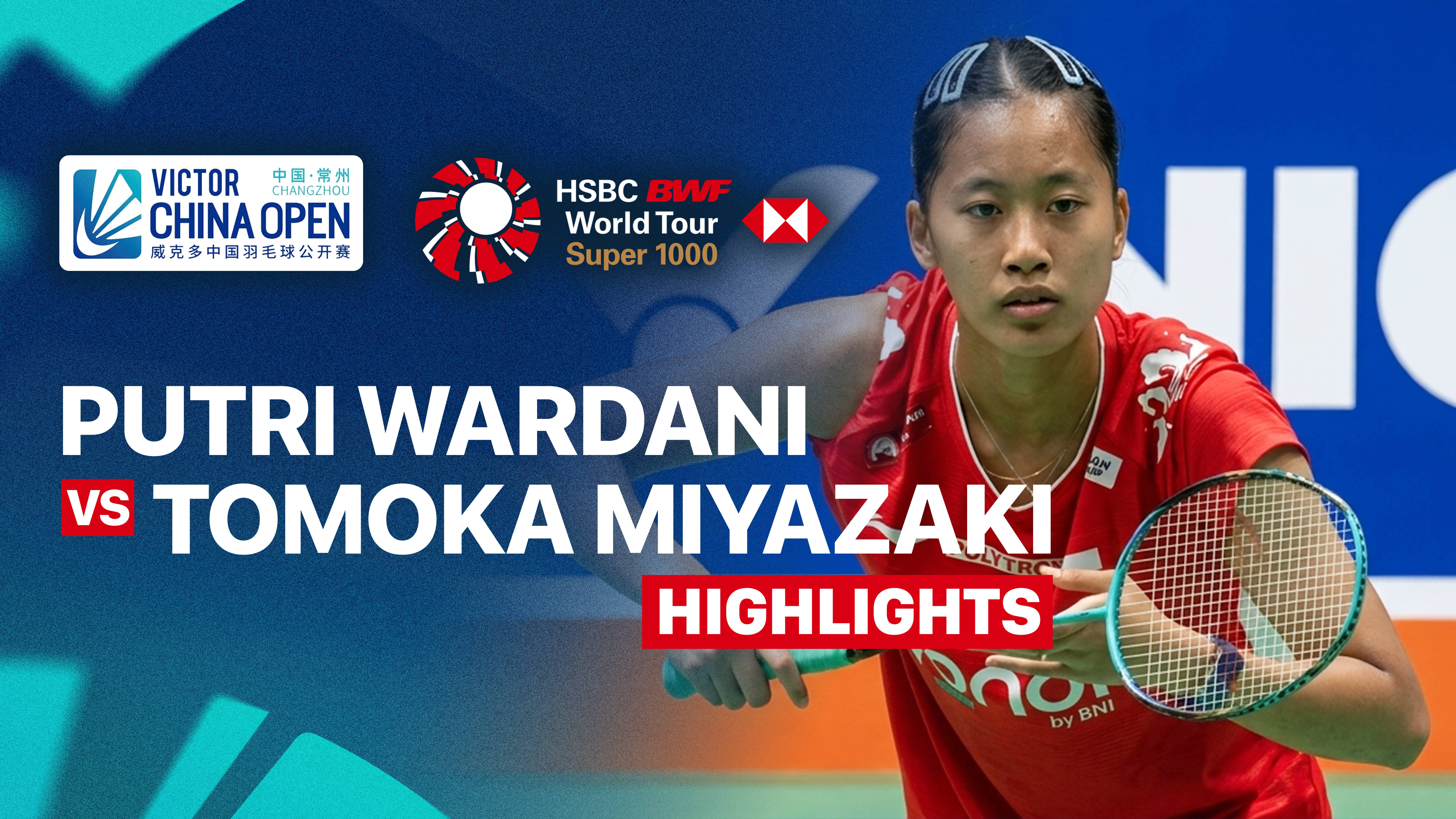 Putri Kusuma Wardani (INA) vs Tomoka Miyazaki (JPN) - Women's Singles Quarterfinals | VICTOR China Open 2026