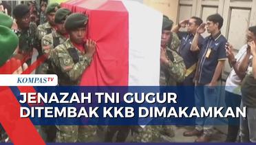 Prosesi Pemakaman Jenazah Pratu Anumerta Darmawan, Prajurit TNI Korban Penembakan KKB