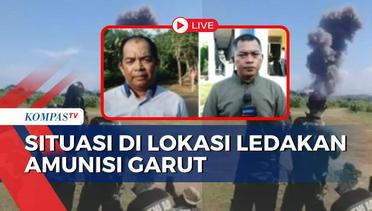 Terkini! Begini Situasi di Lokasi Ledakan Amunisi dan RSUD Pameungpeuk Garut