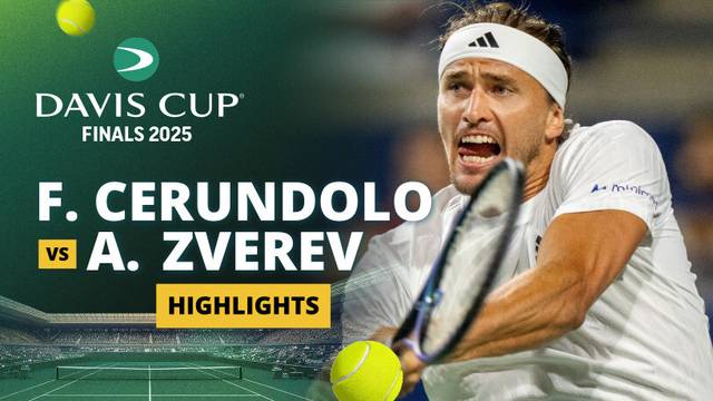 Francisco Cerundolo (ARG) vs Alexander Zverev (GER) - Highlight | Davis Cup Final 8 2025