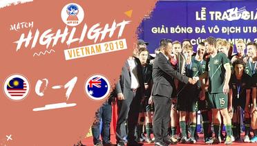Full Highlight Final - Malaysia 0 VS 1 Australia | Piala AFF U-18 2019