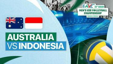 Australia vs Indonesia - 22nd Asian Men's U-20 Volleyball Championship