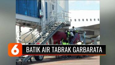 Pesawat Batik Air Menabrak Garbarata di Bandara I Gusti Ngurah Rai, Begini Kronologinya | Liputan 6