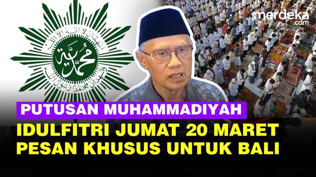 Muhammadiyah Tetapkan Idulfitri 1447 H Jatuh di Jumat 20 Maret 2026, Beri Pesan Khusus Untuk Bali