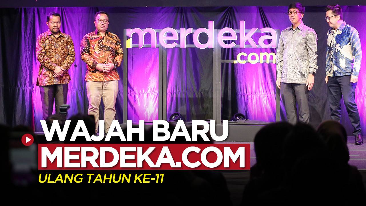 Merdeka.com Ulang Tahun ke-11, Launching Logo Baru - BOLA.COM