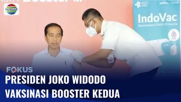 Presiden Joko Widodo Menerima Suntik Vaksin Booster Kedua | Fokus