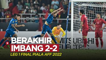Highlights Leg 1 Final Piala AFF 2022, Vietnam Vs Thailand Berakhir Imbang