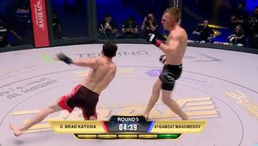 MMA Fight between Brad Katona vs Gamzat Magomedov Part 3 | BRAVE CF 63 Main Event