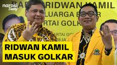 Ridwan Kamil Masuk Golkar: “Saya Banget”