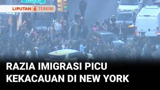 Warga Kepung Mobil Aparat di Chinatown New York Saat Razia Imigrasi Digelar | Liputan 6