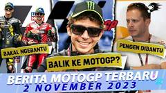 Rossi Ingin Comeback ke MotoGP Marini Mau Bantu Bagnaia Juara Bradl Harap Honda Dibantu