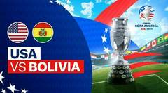 USA vs Bolivia - CONMEBOL Copa America USA 2024