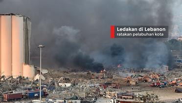 Ledakan di Lebanon ratakan pelabuhan kota