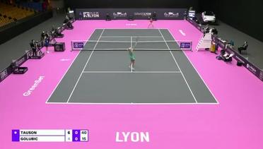 Match Highlights | Clara Tauson 2 vs 0 Viktorija Golubic | WTA Sens Metropole De Lyon 2021
