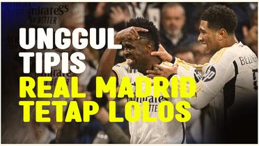 Real Madrid Lolos ke Babak Perempat Final Liga Champions dengan Agregat Tipis