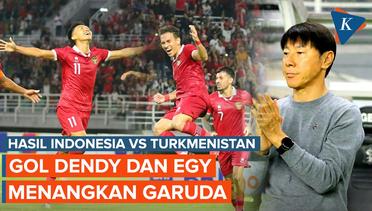 Hasil Pertandingan Indonesia vs Turkmenistan