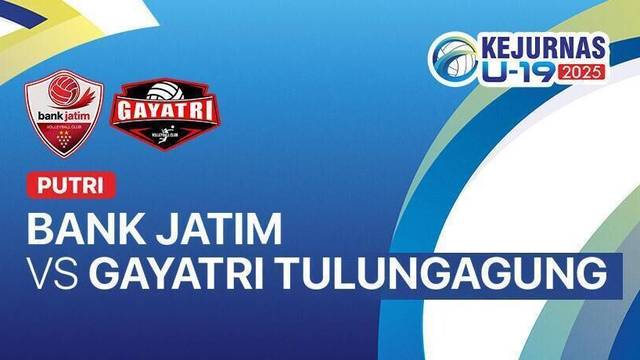 Putri: Bank Jatim vs Gayatri Tulungagung - Full Match | Kejurnas Bola Voli Antarklub U-19 2025