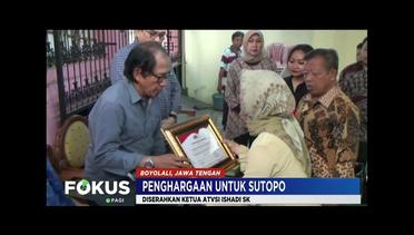 ATVSI dan  IJTI Beri Penghargaan untuk Alamarhum Sutopo Purwo Nugroho - Fokus Pagi