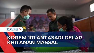 50 Anak Ikuti Sunatan Massal yang Digelar Korem 101 Antasari Peringati HUT ke-78 TNI
