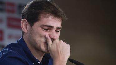 Momen 30 Detik Casillas Menahan Air Mata