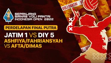 Full Match | Perdelapan Final Putra | JATIM 1: Ashfiya/Fahriansyah vs DIY 5: Afta/Dimas | Sirnas Voli Pantai 2022
