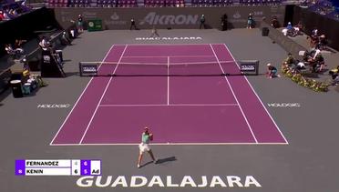 Leylah Fernandez vs Sofia Kenin - Highlights | WTA Guadalajara Open Akron 2023