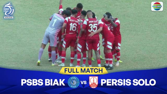 PSBS Biak vs Persis Solo - Full Match | BRI Liga 1 2024/25