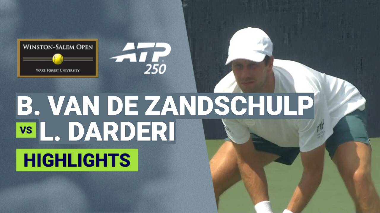 Botic van de Zandschulp vs Luciano Darderi - Round 3 | ATP 250: Winston-Salem Open 2026